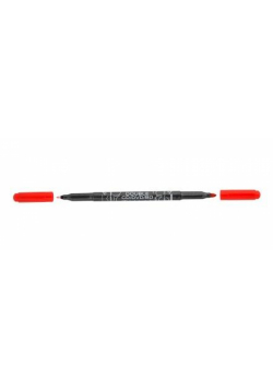Dwustronny marker Double do płyt czerwony (10szt)