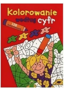 Kolorowanie według cyfr. Czerwona