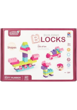 Klocki konstrukcyjne Junior Soft 40el