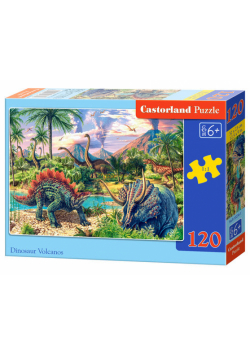 Puzzle Dinosaur Volcanos