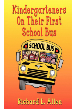 Kindergarteners On Their First School Bus