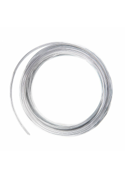 Drucik metalowy srebrny 2mm 5m