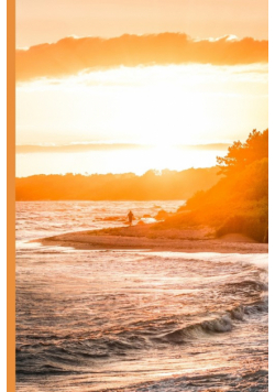 Walking in the sunset journal