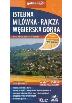 Mapa wodoodporna - Istebna,Milówka, Węgierska Góra
