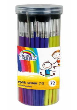 Pędzle w tubie nr 7-12 (72szt) FIORELLO