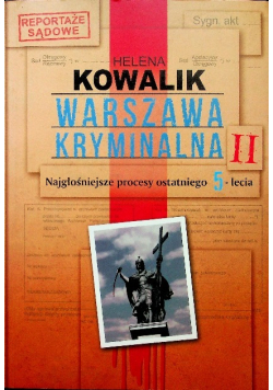 Warszawa kryminalna tom 2