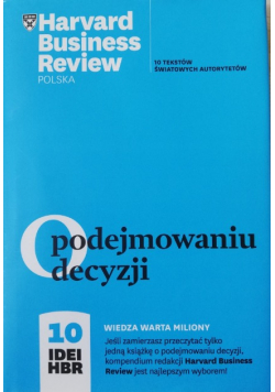O podejmowaniu decyzji