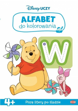 Disney Uczy Kubuś i Przyjaciele Alfabet do kolorowania
