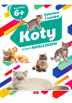 Koty. Zeszyt z naklejkami