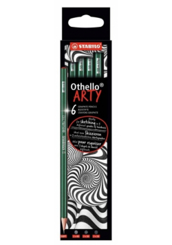 Ołówek Othello Arty mix miękki 6szt STABILO