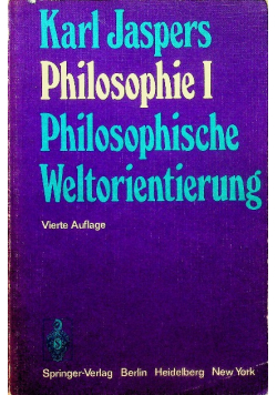 Philosophie I Philosophische Weltorientierung