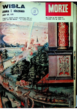 Miesięcznik Morze 1979 12 numerów