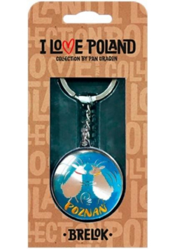 Brelok I love Poland Poznań ILP-BRE-A-POZ-02