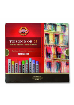 Kredki Pastele suche Toison D'or 24 kolory