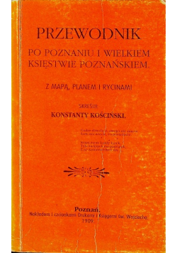 Przewodnik po Poznaniu reprint z 1909 r.