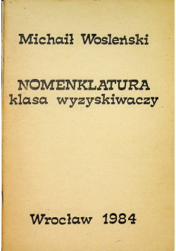 Nomenklatura