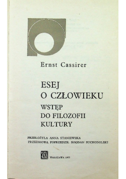 Esej o człowieku