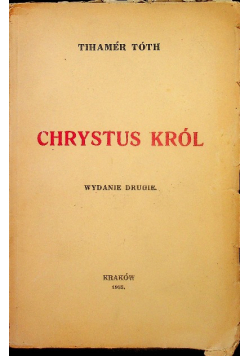 Chrystus Król 1935 r.