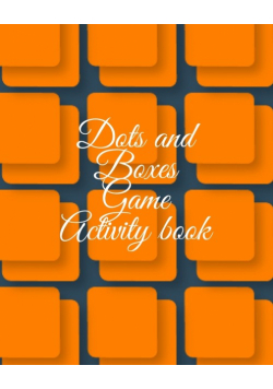 Dots and boxes game activity book