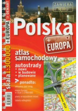 Polska + Europa Atlas samochodowy