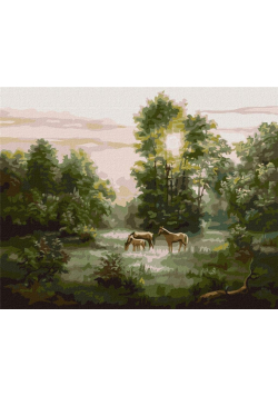 Malowanie po numerach - Świtać 40x50