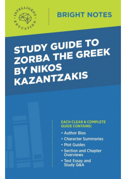 Study Guide to Zorba the Greek by Nikos Kazantzakis