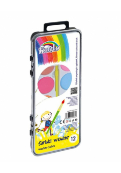 Farby wodne 16 kolorów FIORELLO