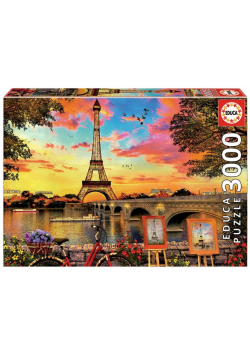 Puzzle 3000 Zachód słońca w Paryżu G3