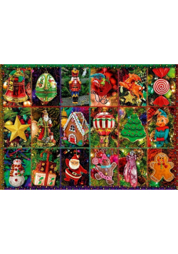 Puzzle 1000 Świąteczne ozdoby