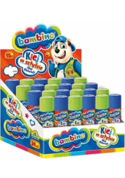 Klej w sztyfcie15g (24szt) BAMBINO