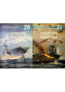 Encyklopedia okrętów wojennych Lexington Saratoga Część 1 i 2