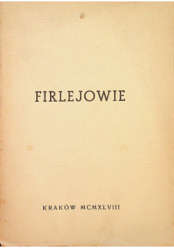 Firlejowe 1948 r.