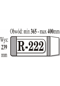 Okładka książkowa regulowana R222 (50szt) IKS