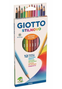 Kredki Stilnovo Intense 12 kolorów GIOTTO