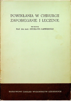 Powikłania w chirurgii zapobieganie i leczenie