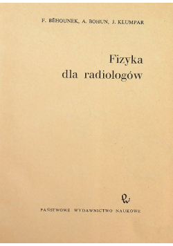 Fizyka dla radiologów