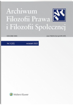 Archiwum Filozofii Prawa i Filozofii.. 3/2022 (32)