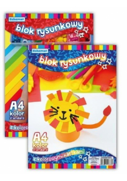 Blok rysunkowy A4/20K 80g kolorowy (10szt)