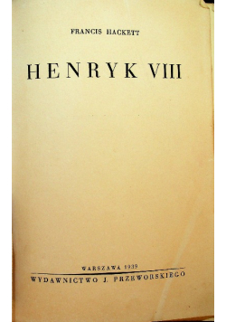 Henryk VIII  1939 r.