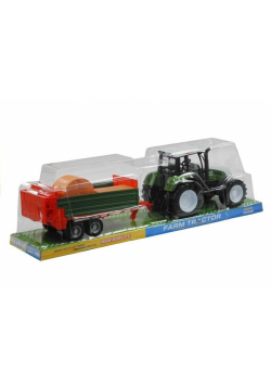 Duży traktor z przyczepką 65cm