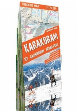 Trekking map Karakorum 1:175 000 mapa