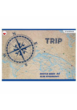 Blok rysunkowy A4/20K biały Trip (20szt)