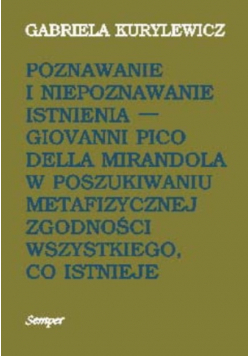 Poznawanie i niepoznawanie istnienia
