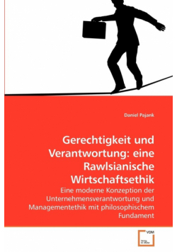 Gerechtigkeit und Verantwortung