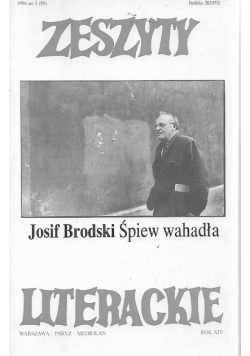 Zeszyty literackie 1996 nr 3 Śpiew wahadła