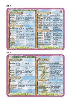 Podkładka edu. 009 - Ortografia: ch, h, rz, ż, ó..