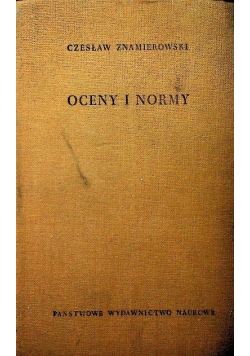 Oceny i normy