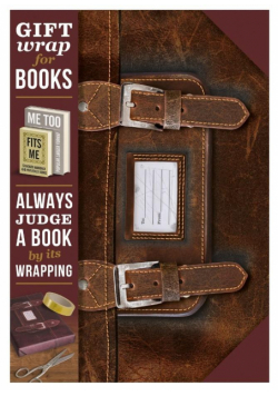 Gift wrap Papier do książki Leather satchel