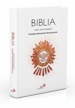 Biblia ST i NT. Pamiątka Sakramentu Bierzmowania