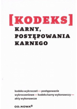Kodeks karny, postępowania karnego 2020